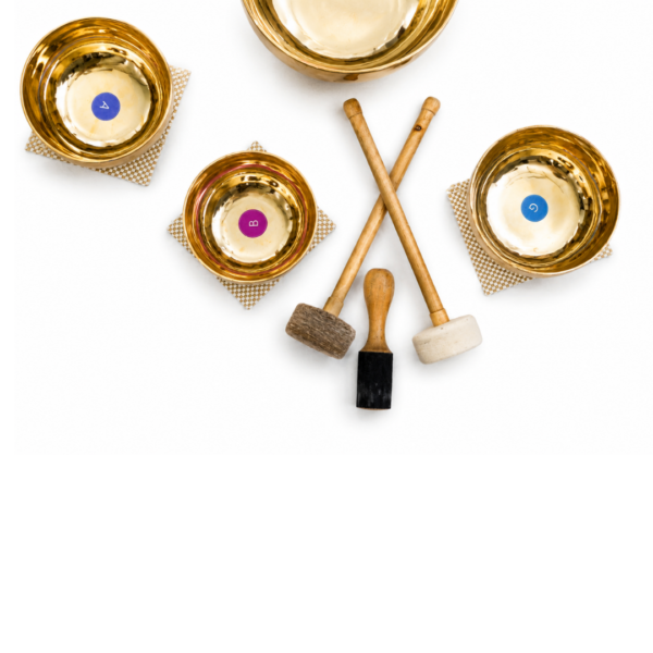 Octave 3 Small 7 Chakra Singing Bowl Set