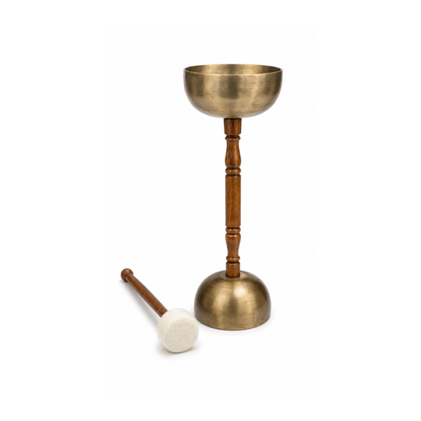 Handle Held Double Singing Bowl