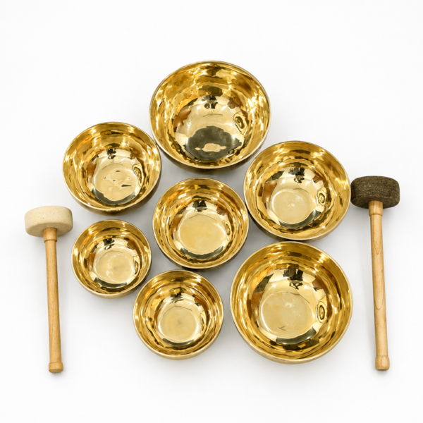 Octave 3 Small 7 Chakra Singing Bowl Set